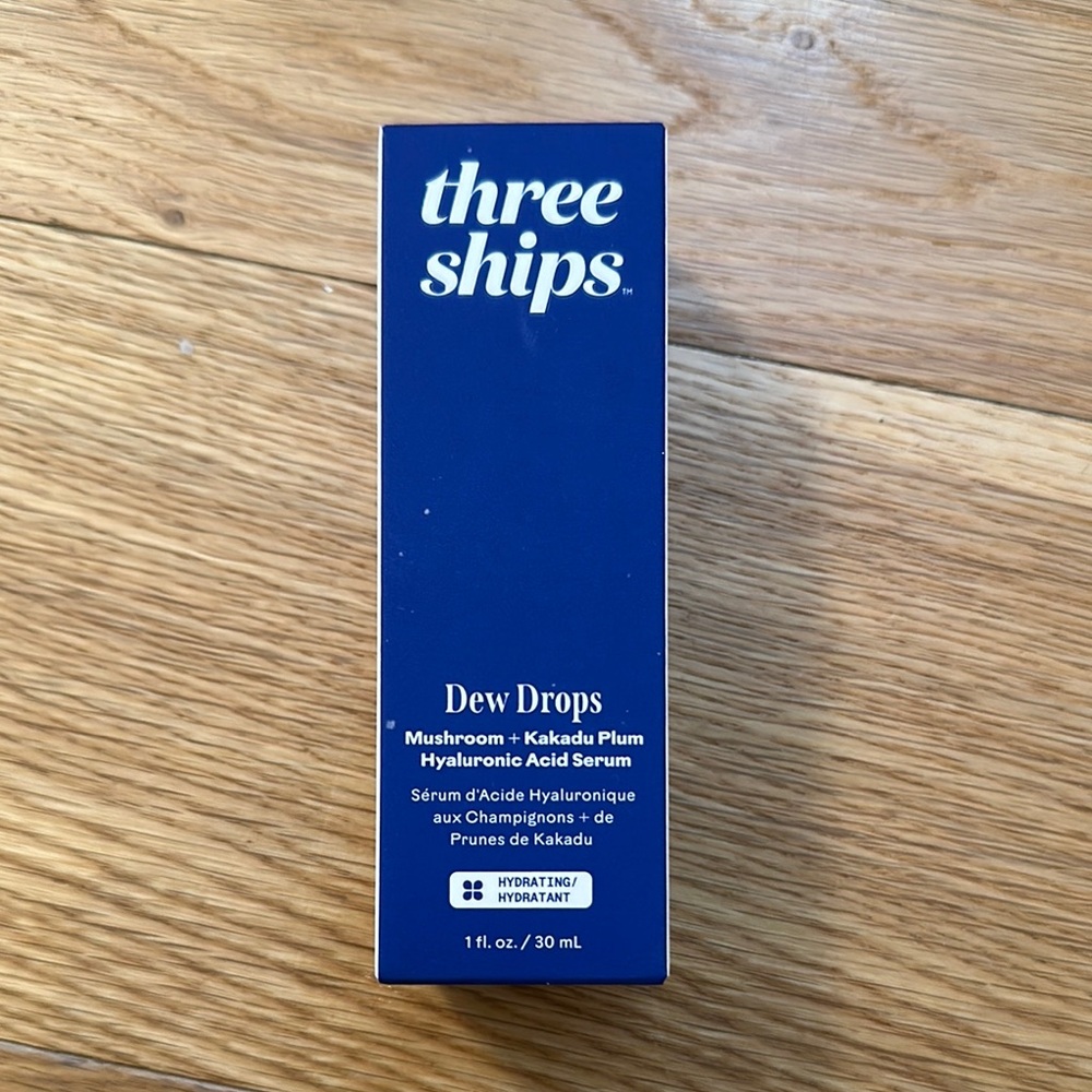 NEW Three Ships Dew Drops Hyaluronic Acid Serum 30 ml